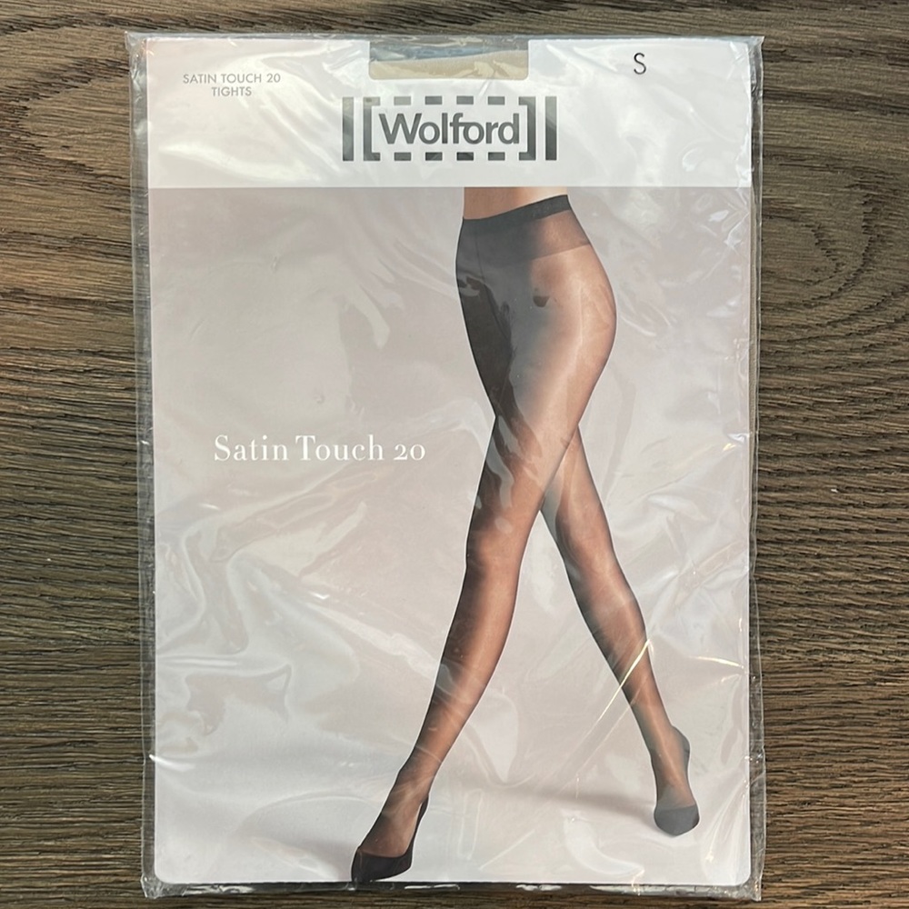 Wolford satin touch 20 stockings - marmor - S